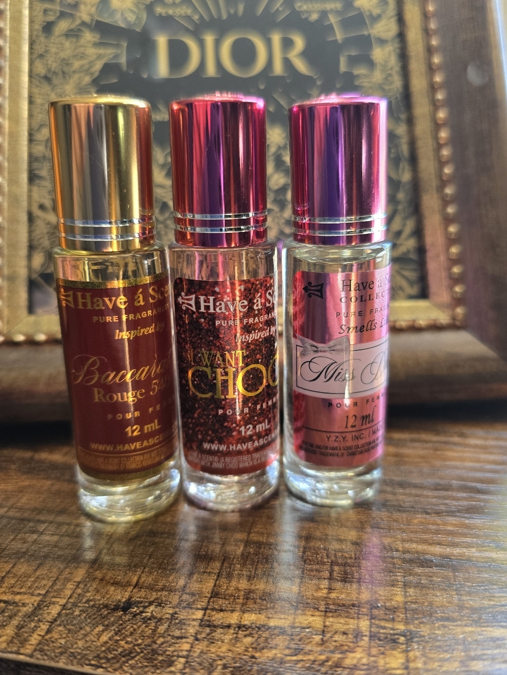 Pick One- Smells Like: Miss Dior, Baccarat Rouge 540, I Want Choo